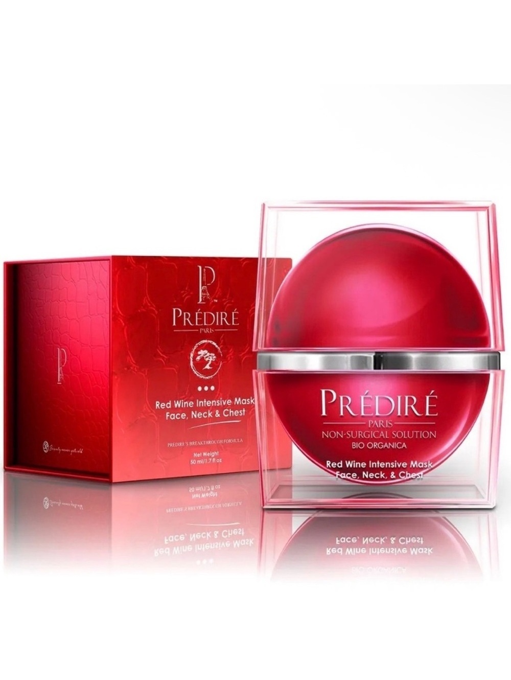 Predire Paris Red Wine Intensive MASK Face Neck & Chest 50ml MSRP $950 NEW